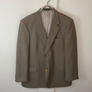 Palm Beach Tan Wool Sport-coat Suit Jacket Size 46R